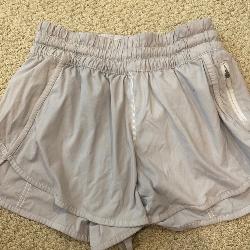 White lulu shorts!